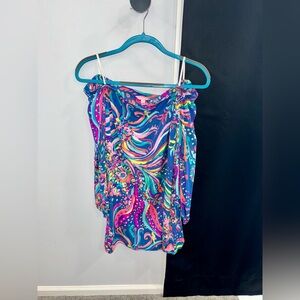 Lilly Pulitzer off the shoulder long sleeve dress